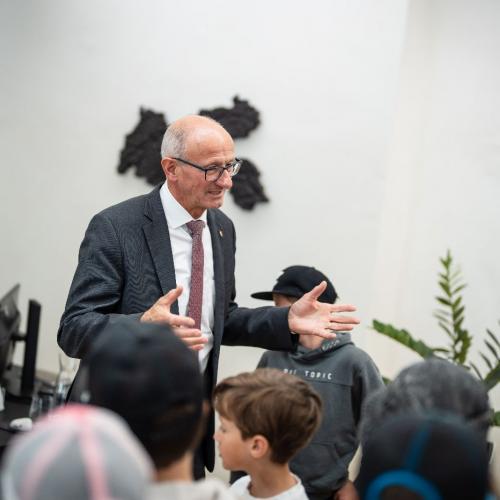 Besuch beim Landeshauptmann