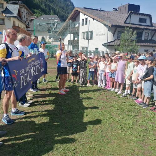 Peace Run machte Station in der VS Ischgl