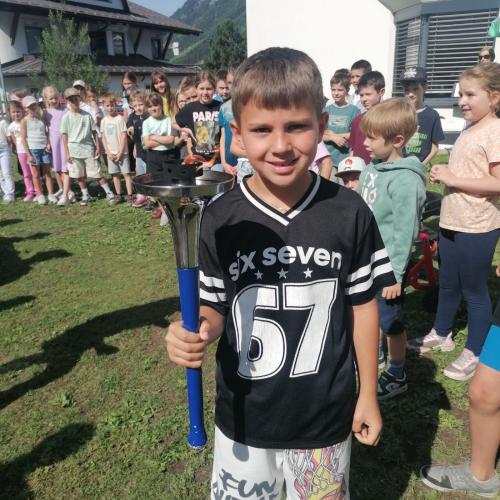Peace Run machte Station in der VS Ischgl