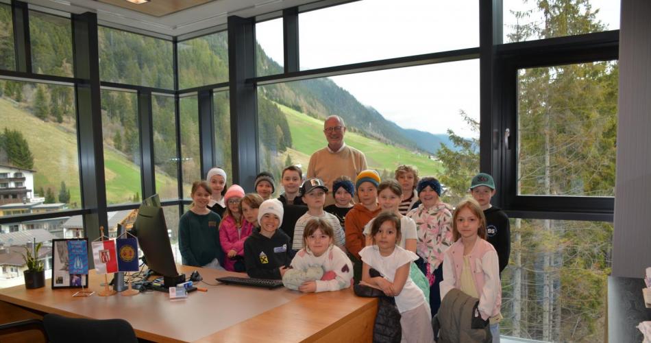 Besuch im Gemeindeamt